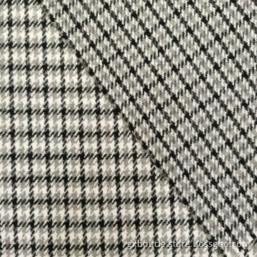 Woolen fashion houndstooth woven design fabrics